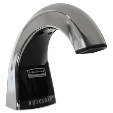 Rubbermaid® Commercial Tc Oneshot Dispenser, 1,600 Ml, 6.8 X 9.8 X 13.8, Polished Chrome-black freeshipping - TVN Wholesale